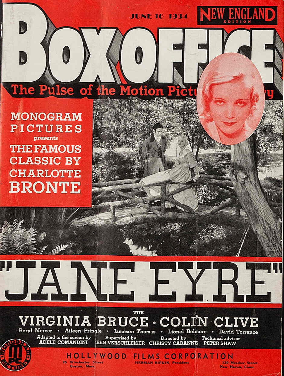 BOXOFFICE magazine side cover 16 June 1934