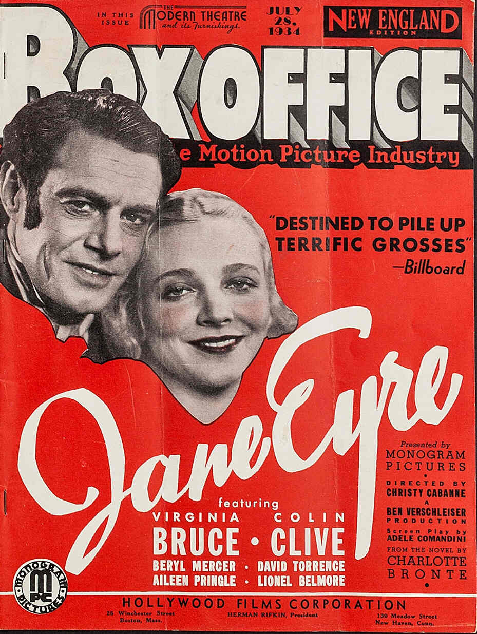 BOXOFFICE magazine side cover 28 July 1934