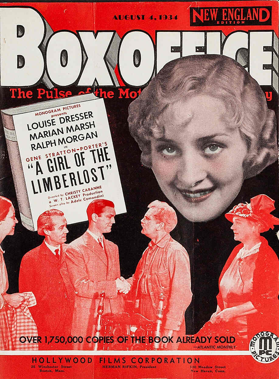 BOXOFFICE magazine side cover 4 August 1934