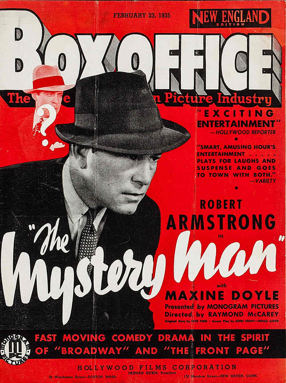 BOXOFFICE magazine side cover 23 February 1935