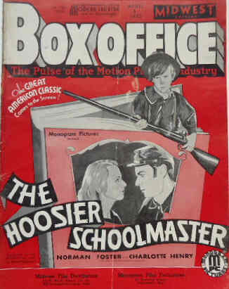 BOXOFFICE magazine side cover 6 April 1935