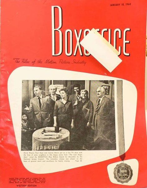 BOXOFFICE magazine side cover 18 January 1960