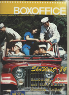 BOXOFFICE magazine side cover March 1984