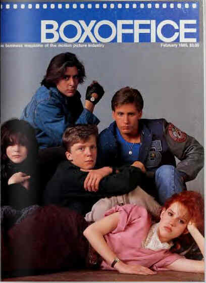 BOXOFFICE magazine side cover February 1985