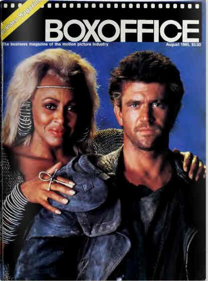 BOXOFFICE magazine side cover August 1985