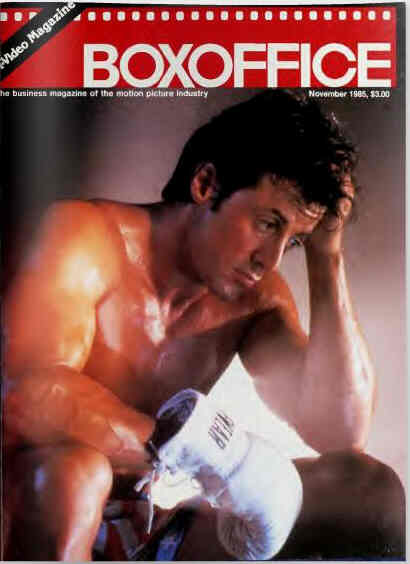 BOXOFFICE magazine side cover November 1985