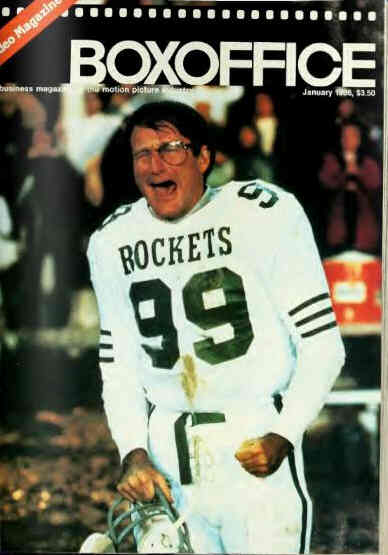 BOXOFFICE magazine side cover January 1986
