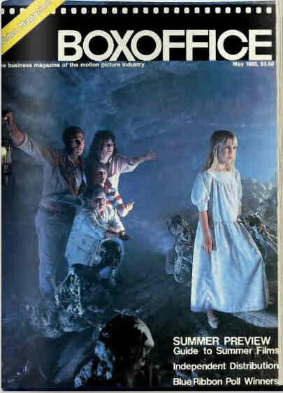 BOXOFFICE magazine side cover May 1986