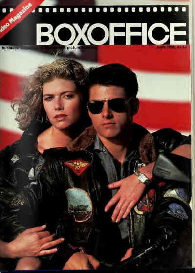 BOXOFFICE magazine side cover June 1986