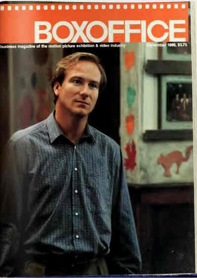 BOXOFFICE magazine side cover September 1986
