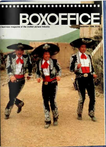 BOXOFFICE magazine side cover December 1986