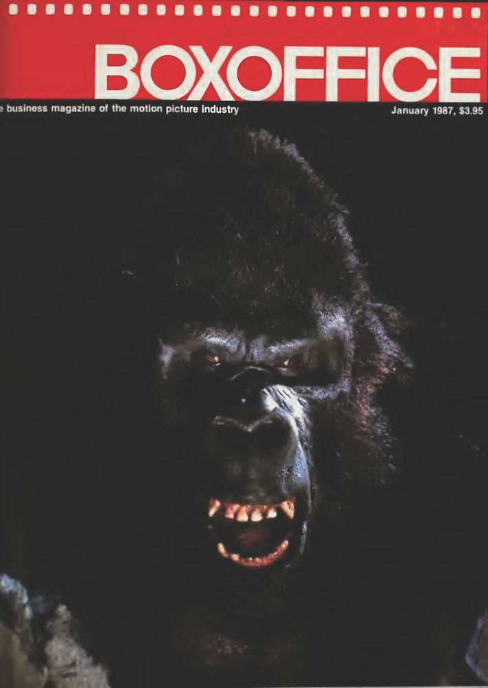 BOXOFFICE magazine side cover January 1987