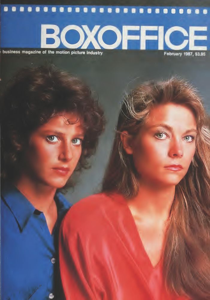 BOXOFFICE magazine side cover February 1987