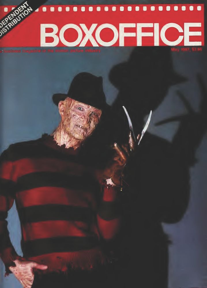 BOXOFFICE magazine side cover May 1987