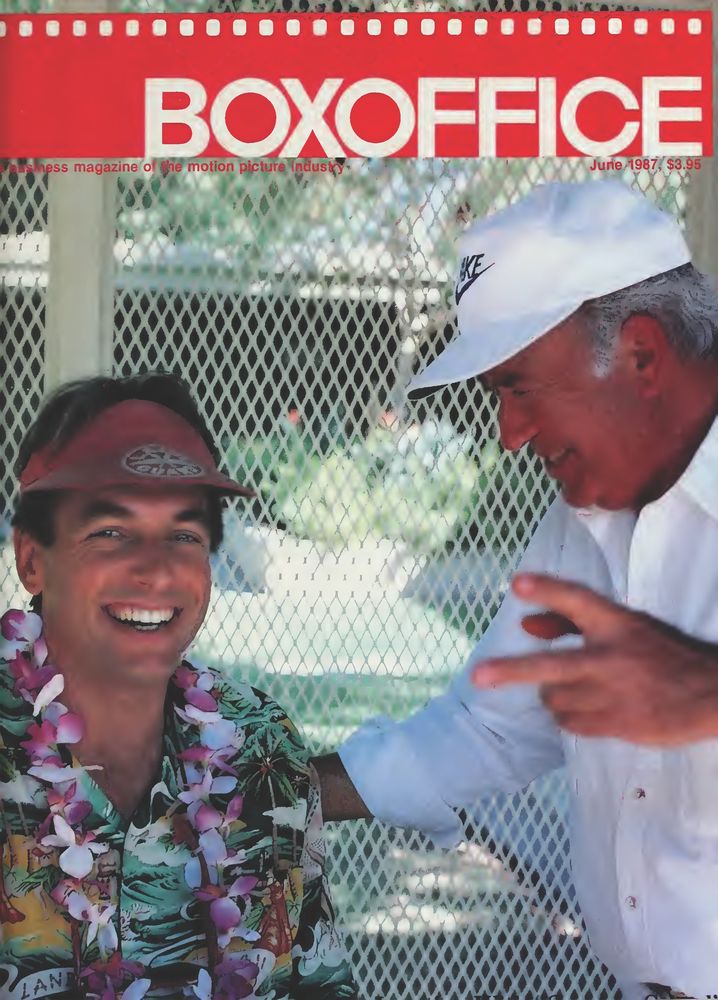 BOXOFFICE magazine side cover June 1987