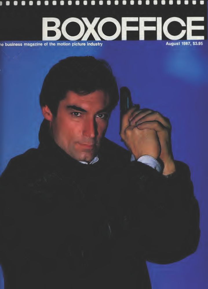 BOXOFFICE magazine side cover August 1987