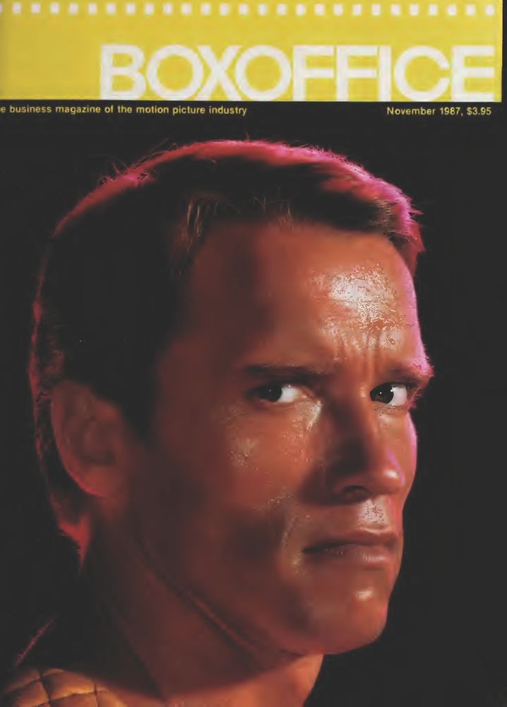 BOXOFFICE magazine side cover November 1987