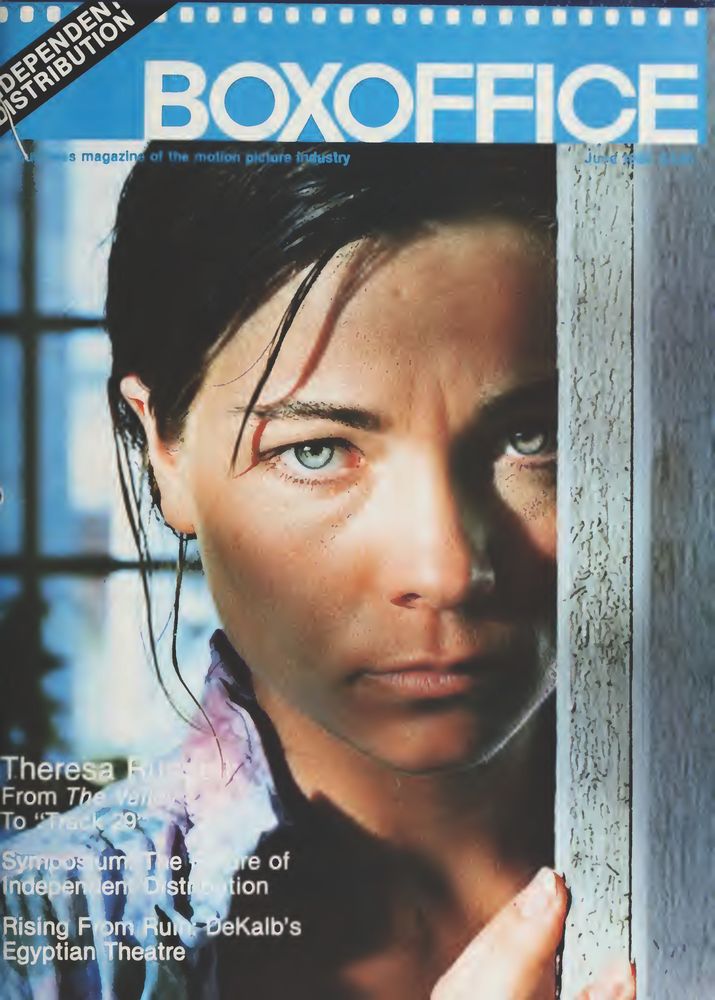 BOXOFFICE magazine side cover June 1988