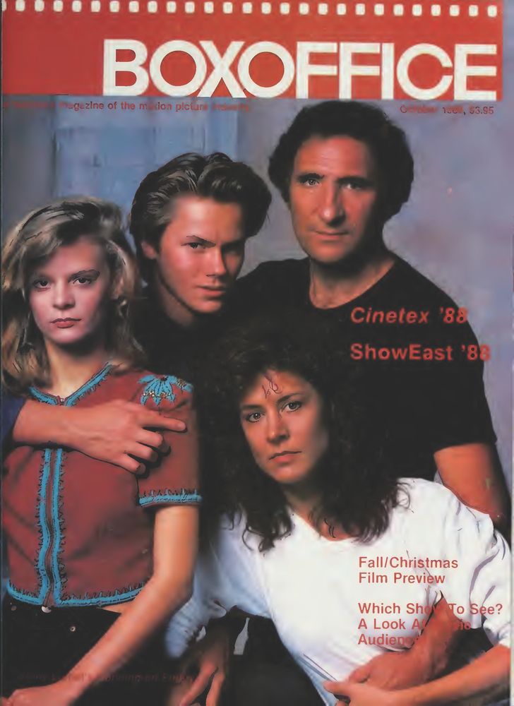 BOXOFFICE magazine side cover October 1988