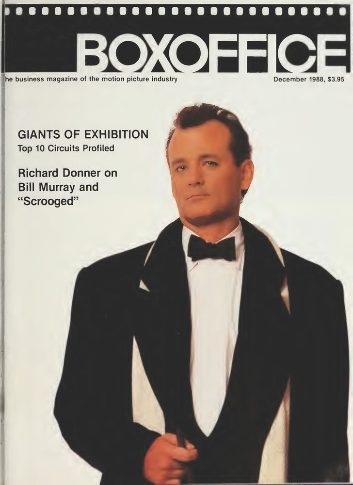 BOXOFFICE magazine side cover December 1988