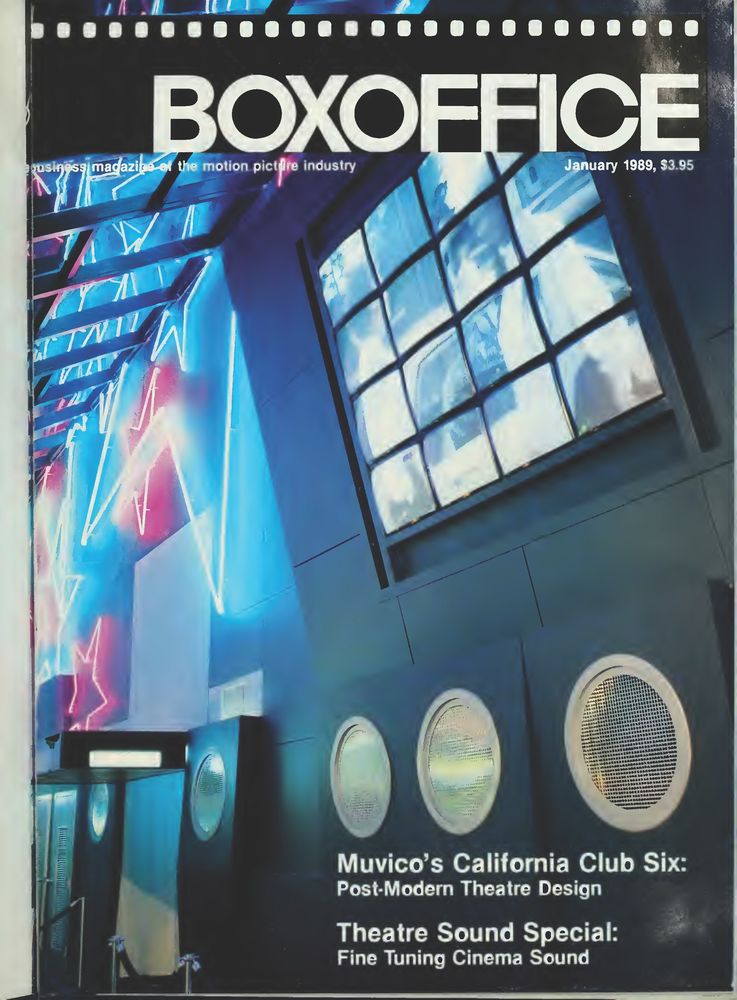 BOXOFFICE magazine side cover January 1989