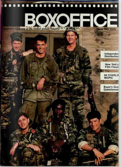 BOXOFFICE magazine side cover June 1989