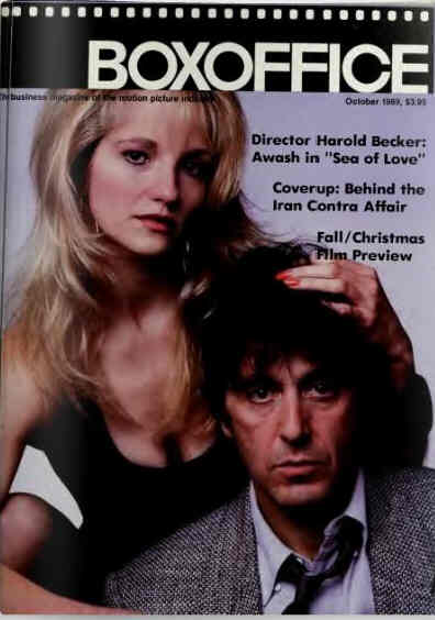 BOXOFFICE magazine side cover October 1989