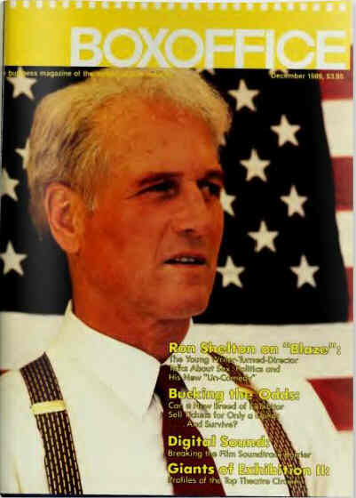 BOXOFFICE magazine side cover December 1989