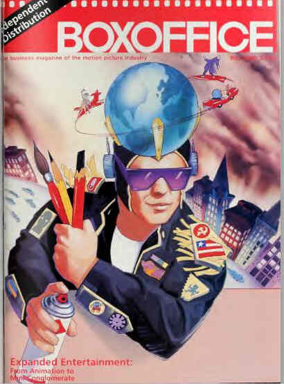 BOXOFFICE magazine side cover May 1990
