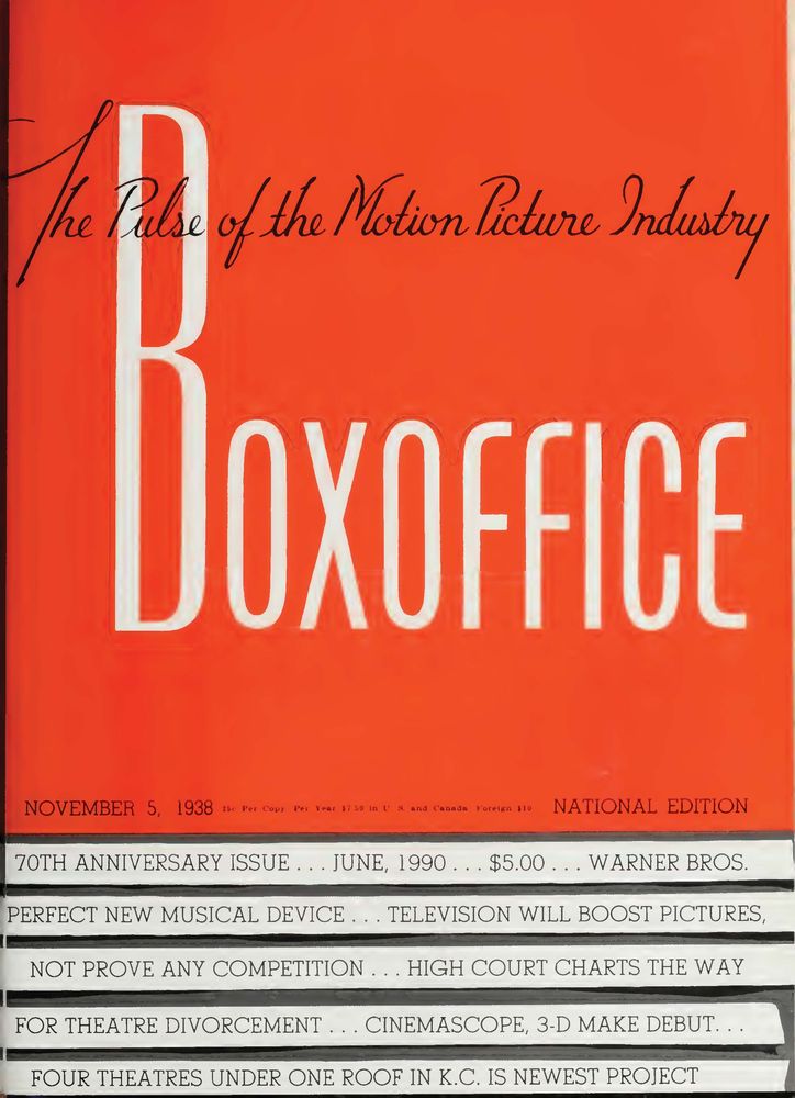 BOXOFFICE magazine side cover June 1990