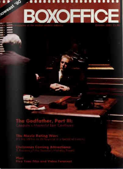 BOXOFFICE magazine side cover October 1990