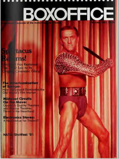 BOXOFFICE magazine side cover February 1991