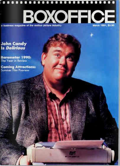 BOXOFFICE magazine side cover March 1991