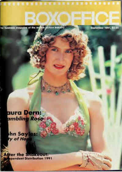 BOXOFFICE magazine side cover September 1991