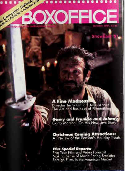 BOXOFFICE magazine side cover October 1991