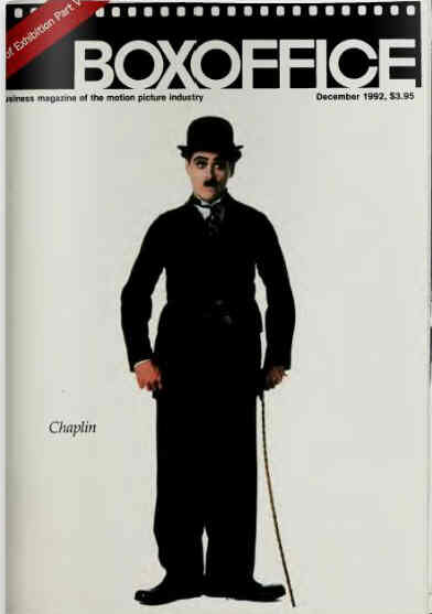 BOXOFFICE magazine side cover December 1992