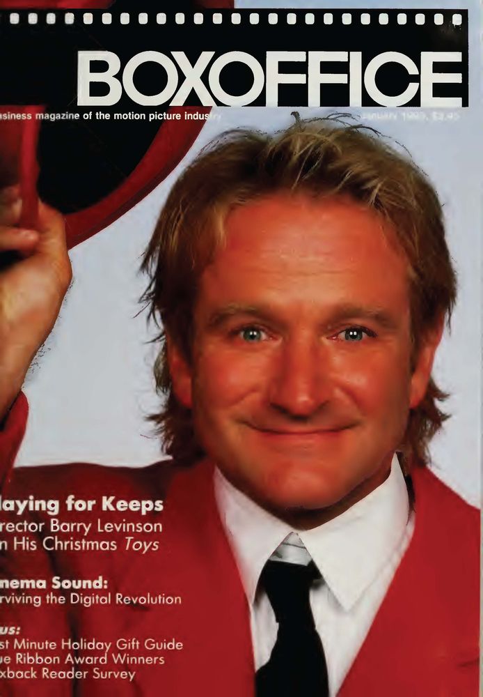 BOXOFFICE magazine side cover January 1993