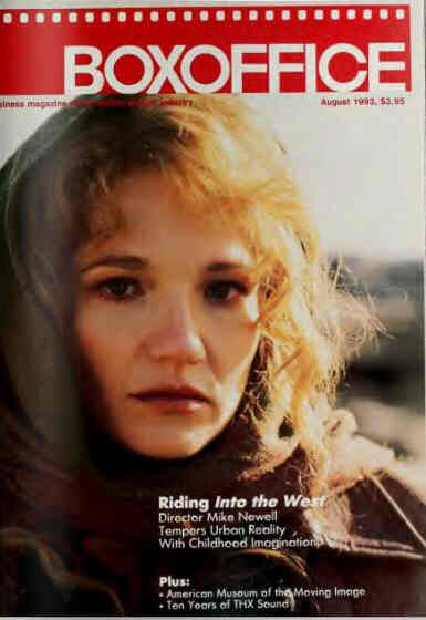 BOXOFFICE magazine side cover August 1993