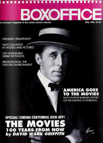 BOXOFFICE magazine side cover May 1994