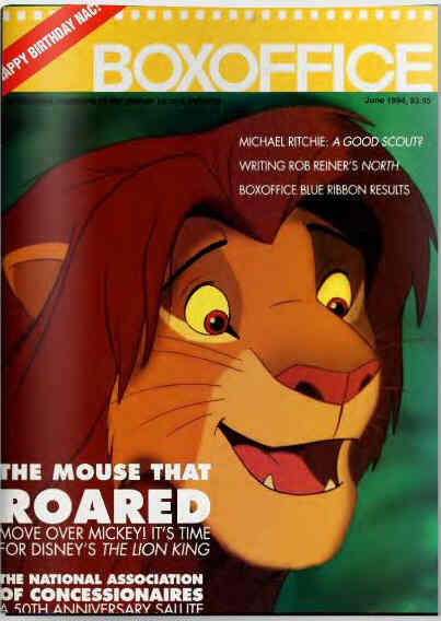 BOXOFFICE magazine side cover June 1994