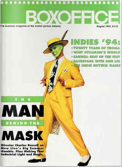 BOXOFFICE magazine side cover August 1994