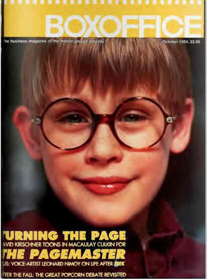 BOXOFFICE magazine side cover October 1994