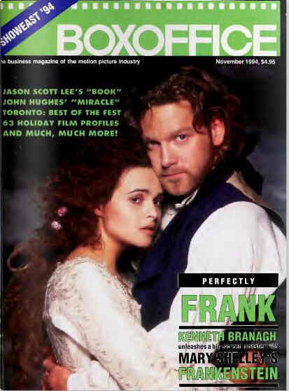 BOXOFFICE magazine side cover November 1994