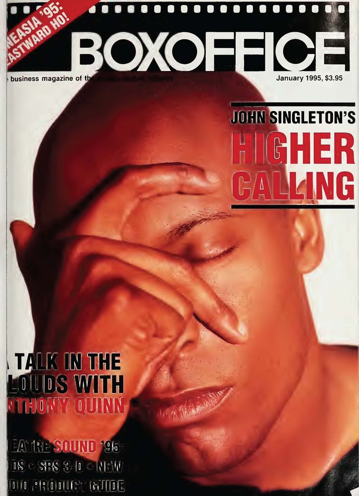 BOXOFFICE magazine side cover January 1995