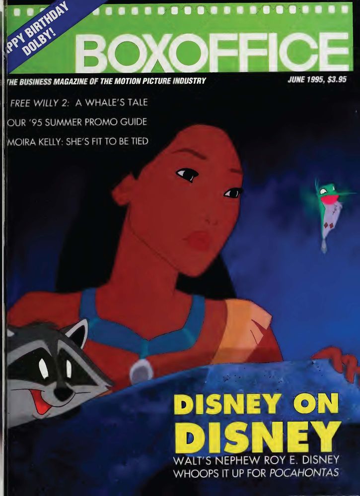 BOXOFFICE magazine side cover June 1995