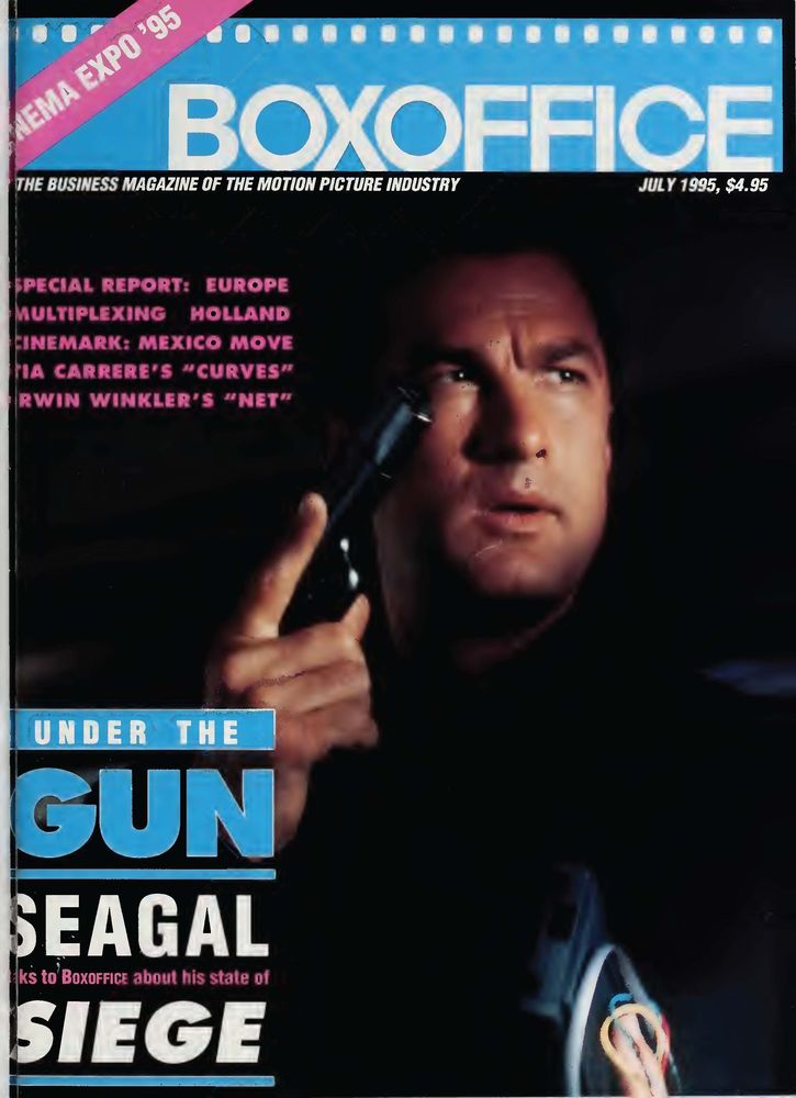 BOXOFFICE magazine side cover July 1995
