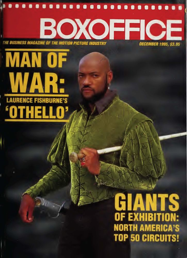 BOXOFFICE magazine side cover December 1995