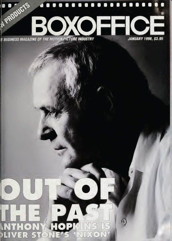 BOXOFFICE magazine side cover January 1996
