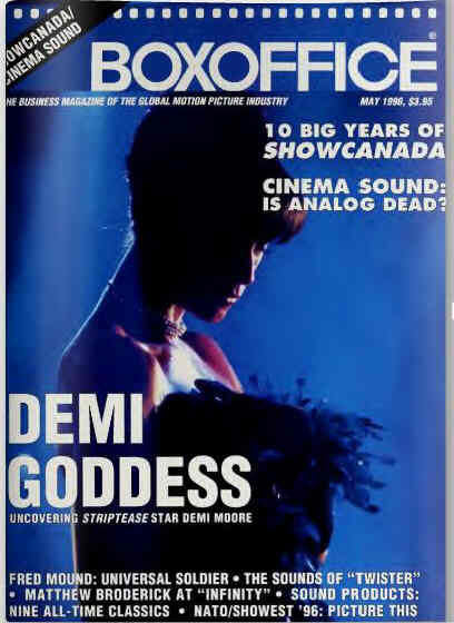 BOXOFFICE magazine side cover May 1996