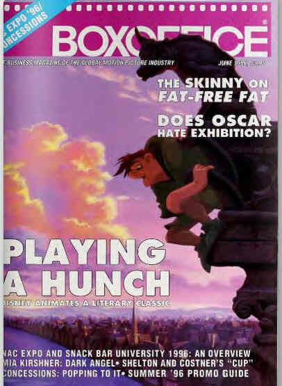 BOXOFFICE magazine side cover June 1996